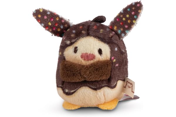 NICI MYMOCHI Peluche Lapin Pibu Cup Cake 5cm Brun - Douce, Mignonne à Câliner, pour Jouer, pour Enfants et Adultes, Une Excellente Idée de Cadeau
