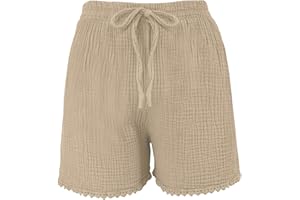 JOPHY & CO. Short do femme large effet jupe pantalon court 100 % coton pour printemps, été cod. 9487