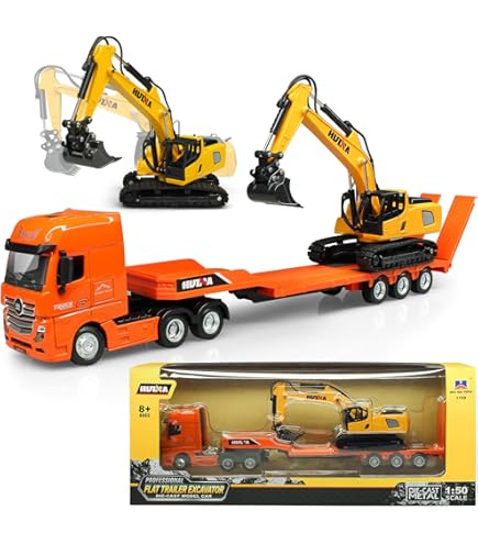 Bruder Speelgoed DeAO Construction Truck Set With Cargo Truck