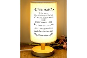 ‎PRSTENLY PRSTENLY Weihnachtsgeschenke für Mama, beste Mama Geburtstagsgeschenk Tischlampe，Mama Geburtstagsgeschenke für Mama von Tochter Sohn, Ruhestand Geschenk Dankeschön Muttertag