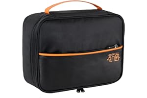 CRSUSUKJ Kabel Organizer Tasche,Organizer Tasche,Elektronische Tasche Organizer universal travel Kabel Elektronik Zubehör Tasche Reise Organizer Case für Kabel, Maus, Powerbank (schwarz)