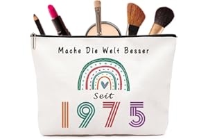 VIVAJOY 50 Geburtstag Frau - 50. Geburtstag Frau Make-Up-Tasche, Geschenke Zum 50 Geburtstags Fraus, Geschenkes 50 Geburtstags Frauen für Mama, Beste Freundin, Schwester, Ehefrau