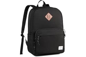 Lekki plecak szkolny, RAVUO wodoodporny klasyczny plecak dla mężczyzn kobiet na co dzień nastolatki torby szkolne plecak z wieloma kieszeniami