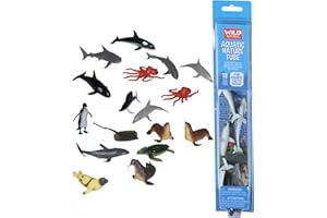 Wild Republic Europe APS 28 cm Tube Aqua animaux - version anglaise, Aquatique