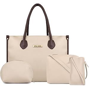 LEGAL BRIBE Textured Tote Bag Combo Of 4