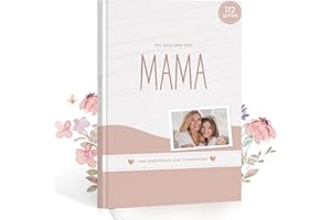 HYGGARTN Mama erzähl mal - Das Persönliches Erinnerungsbuch zum Ausfüllen für Mama erzähl mir deine Geschichte - Geschenkidee für Mama zum Geburtstag oder Weihnachten
