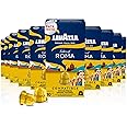 Lavazza, Tales of Roma, 100 Nespresso Original Machine-Compatible Coffee Capsules, with Notes of Hazelnut and Dark Chocolate, Arabica and Robusta, Intensity 10/13, Medium Roast, 10 Packs