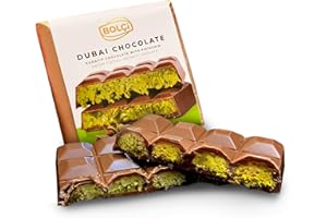 Bolci Dubai Pistachio Chocolate with Kunafa & Kadaif Crunch – 100g