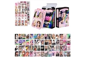 CHENGLI 124PCS Kpop BP Cards,BP Mini Cards,BP HOLOGRAPHIC Album Cartes BP Merch Photocards Set Kpop BP Cartes Photo Cadeau de Fans
