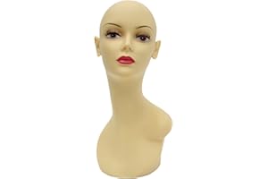 DRESS ME UP PQ617 Decorative Mannequin Wig Head Light Complexion