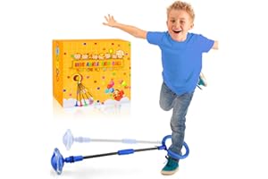 Chridark Ankle Skip Ball for Kids - Foldable Flash Wheel Skip Ball, Outside Game Toys for Kids & Aduts, Gift for Boys & Girls Age 5 6 7 8 9 10 Years Old