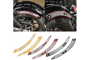 Lorababer Motorcycle Accessories Rear Mudguard Fender Rear Fender Trim Sticker Side Protector Cover Compatible with H-onda Rebel CMX 500 CMX 300 CMX500 CMX300 2017 2018 2019 (Red)
