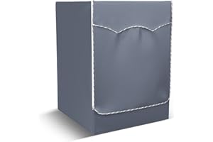 JUSTCHEE WISCLASS Evitan Waschmaschinenhülle für den Außenbereich, wasserdicht, staubdicht, Bezug für Waschmaschine/Wäschetrockner, 60 x 60 x 85 cm