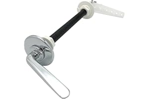 Taps2Traps® Extended 12" 290mm Hideaway Long Reach Cistern Lever Handle in Chrome