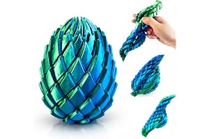 Dubydu 3D-fidgetägg tryckt drakeägg, flytande effekt, morphslime anti-stress, roterande sensorisk leksak, anti-stressboll för koncentration kontor, hem, resor, barn, vuxna
