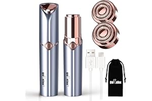 ‎GURELAX Gesichtshaarentfernung für Frauen (wie im Fernsehen zu sehen), schmerzloser Gesichtshaarentferner, wiederaufladbar,gesichtshaarentferner 2 x Ersatzköpfe enthalten, für Lippen, Kinn, Arme