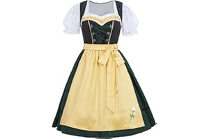 NSPSTT Maid Costume Oktoberfest Outfit Women Maid Outfit Women Bavarian Costume Women