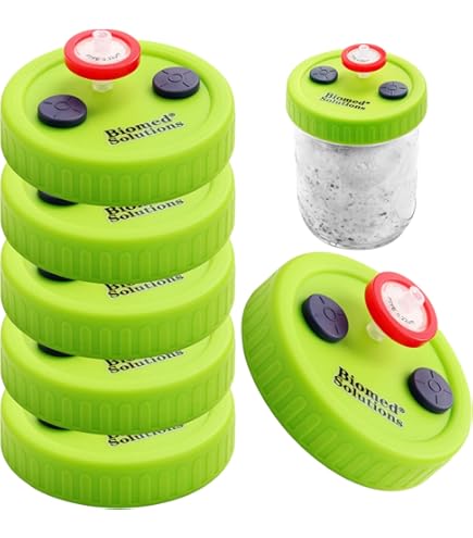 GORGECRAFT 32Pcs 4 Sheet Wide Mouth Mason Jar Paper 59mm Filters Patch Tape Sticker Synthetic Self Adhesive Filter Disc 0.3um For Mushroom Cultivation - View #9