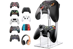 Bogoro Uniwersalny uchwyt na kontroler gier, uchwyt na kontroler do PS4, PS5, Xbox One Xbox, uniwersalny stojak na kontroler, stojak na słuchawki, uchwyt na słuchawki, uchwyt na słuchawki
