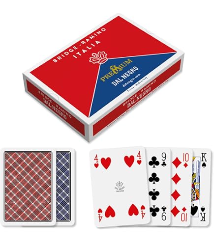 2 carte da gioco in plastica | Impermeabile | Qualità professionale | 100% PVC resistente all