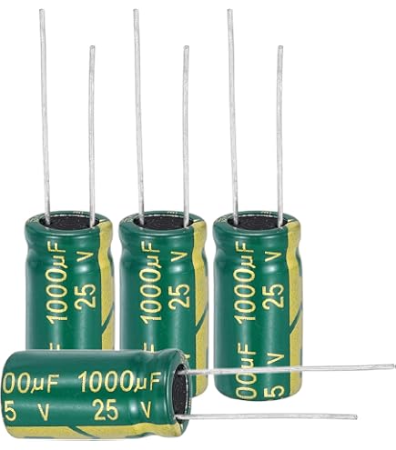 Sourcing Map 10x Elektrolyt-Kondensatoren 1000µF 50V – 13x25 Mm, Niedrige Impedanz, Radial, Für Elektronik