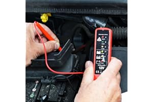 GENERIC 12V Professional Battery & Alternator Tester | 6 LED Indicator | Overload Charge Status Health DIAGNOSTIC Tools | Suitable For All DC Systems | DIY | Mechanic | Garage | Accessories | UK FREE P&P