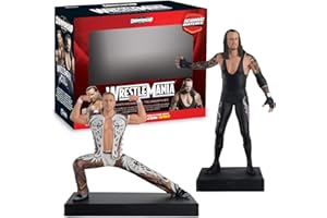 HERO COLLECTOR WWE Championship - WWE Wrestlemania 25 Double Pack: The Undertaker & Shawn Michaels Magazines & Statues - WWE Championship Figurine Collection by Eaglemoss Collections