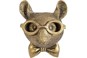 GUASDIE 3D Head Wall Mount Ornament Deer Decor Rabbit Ornaments Animal Head Wall Sculptures Modern Art Statue Animal Heads Resin Home Accessories Wall Decorations for Living Room to Hang Ornaments, 2PCS