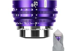 7artisans 57 mm T2.9 Floral Bloom Art Series Explosive Bokeh Pełnoklatkowy Ręczne ustawianie ostrości Profesjonalny obiektyw Cine PL Mount Kompatybilność do kreatywnej fotografii i tworzenia filmów