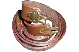 WARREPLICA US 1907 Garand Rifle Sling Cuero (latón accesorio) - Reproducción