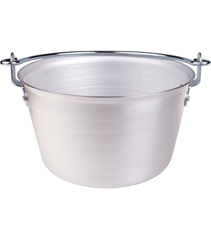 Paiolo In Rame 24cm Agnelli - Pentola Professionale Per Cucina Con Manico Ad Arco, Made In Italy - Foto 2