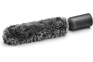 ‎AEG AEG Staubwedel, Staubsauger-Aufsatz für Sanfte Reinigung Empfindlicher Gegenstände, Kratzfreies und Schonendes Abstauben von Möbeln, Passend für Bodenstaubsauger mit 32/35mm Rundrohr, Schwarz, AZE144