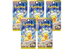 定坊 さだ坊 SADABOU JAPAN 5 x Japanese Pokemon Booster Packs | Scarlet & Violet Set | Pokémon Trading Cards in 5 Booster | Pokemon TCG Pack | from Japanese Seller (Super Electric Breaker)