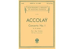 Concerto no. 1 in a minor: Schirmer Library of Classics Volume 905 Violin with Piano Accompaniment (Schirmer's Library of Musical Classics)