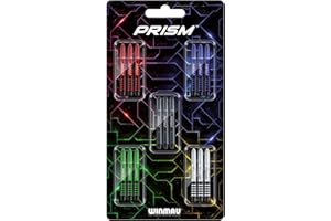 WINMAU - Dart Stems Collection - Dart Shafts Multipack 5 Sets Per Pack (15 in Total) - Professional Darts Accessories and Sizes - Suitable for Steel Tip and Soft tip