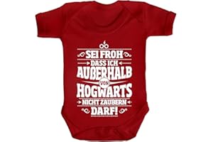 ShirtStreet Fanartikel Fan Kult Film Strampler Bio Baumwoll Baby Body Kurzarm Jungen Mädchen Außerhalb von Hogwarts