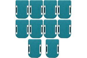 YINNIY 10 Piezas Taladro Bateria Soportes & 10 Soporte de Pared Adecuado, Soporte para Makita 18 V Baterías, Destornilladores a Batería y Herramientas, para Soporte de Herramientas