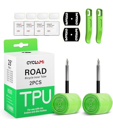 Camere D'Aria Per Bici Strada 700x18-32c - 2 Pezzi Ultra Leggere In TPU Con Valvole Presta - Foto 13