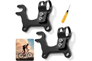 MELLYSTORE Telaio Freno a Disco Adattatore 2pcs Staffa Adattatore Freno a Disco Regolabile Acciaio Supporto Freno a Disco Adattatori Staffa Freno a Disco 22mm per Modifica e Aggiornamento della Bici