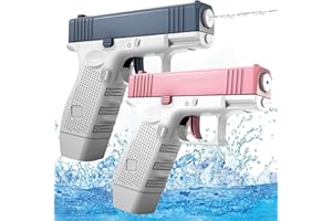 SUNSHINE SMILE Elektrische Wasserpistole für Kinder,Mini Wasserpistole Elektrisch,Automatische Wasserpistole Glock,Kleine Spritzpistole,Water Gun,Hoher Kapazität Wasserpistole,Pool Beach Wasserpistole Set