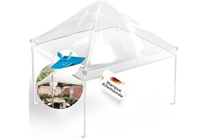 Bâche de protection GRAFT pour pavillon de jardin, 3x3 m, housse de rechange imperméable, transparente, contre les intempéries