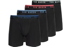 Ted Baker Men's 4 Pack Cotton Stretch Boxer Briefs Boxer Briefs