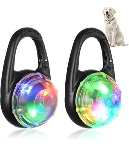 2 Pack Luci USB Per Cani - Collare LED Impermeabile IP67 Con Cambio Colore Per Sicurezza Notturna - Foto 7
