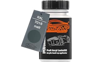 TRISTARcolor RAL 7016 Anthrazitgrau mat Crayon de retouche de peinture 50 ml à séchage rapide