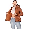 Brazo Girls and Women's Puffer Regular Fit Bomber Jacket For Winter Wear | Hooded Neck | Full Sleeve | Zipper | Casual Jacket For Woman & Girl | Western Stylish Jacket For Women