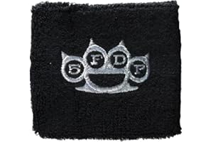 Five Finger Death Punch Men's Knuckles Athletic Wristband Black