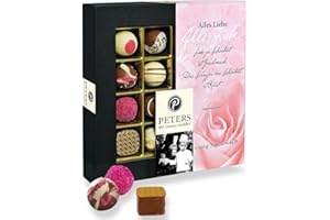 ‎PETERS MIT GENUSS VERFÜHRT Peters Mit Genuss verführt | Alles Liebe | Mit Alkohol | Pralinen-Mischung | Köstliche Pralinés | Schokolade | Geschenk | Dankeschön | Geschenkidee | Made in Germany | 200g