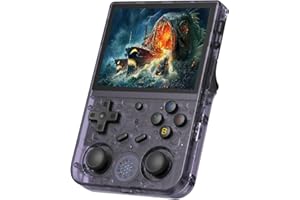 TONGDAO ANBERNIC Console di gioco portatile RG353V schermo IPS da 3,5 pollici 640 x 480 CPU ad alta risoluzione RK3566 Quad-Core Dual OS Android 11 e sistema Linux 2G/64G + 16G batteria 3200mAh (viola)