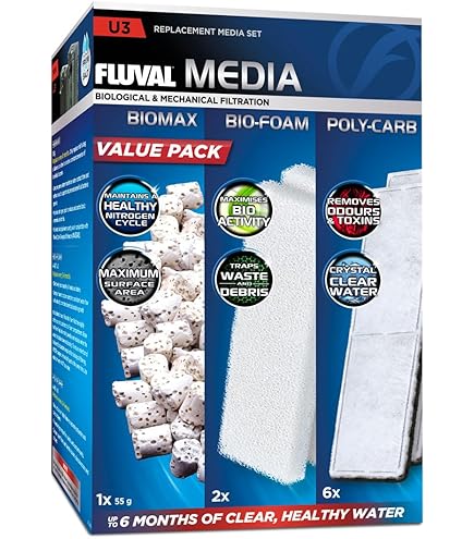 Cartucce Filtranti Fluval U2 Poly Carbon - 3 Confezioni Da 2 Pezzi Per Acquari - Foto 2
