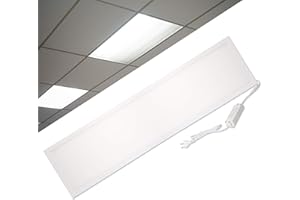 ‎PROVENTA proventa® LED-Panel 1195 x 295 mm, 3.000 K, nur 30 Watt (A++), starke 3.450 Lumen, für Bildschirmarbeitsplätze UGR < 19, inkl. wiederanschließbarem Netzteil, 50.000 Stunden, 5 Jahre Garantie